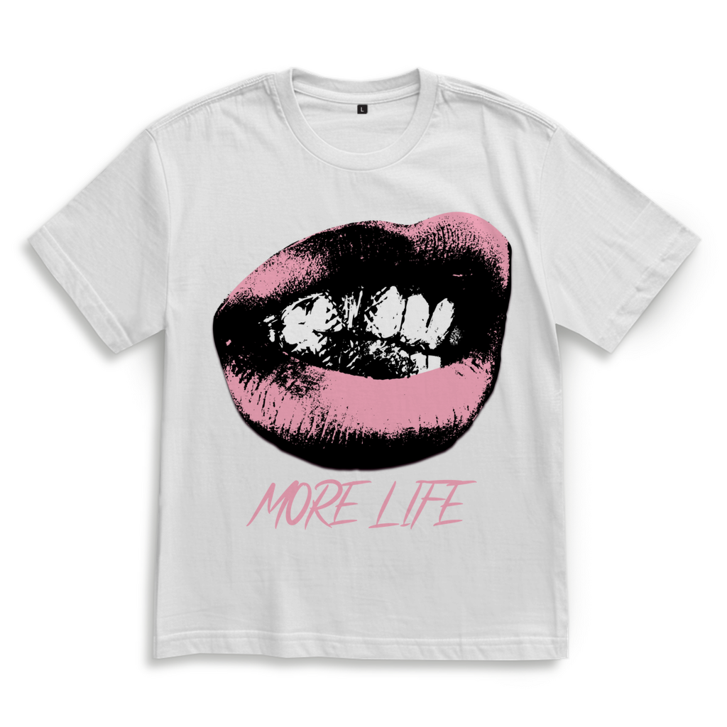 Oversize T-Shirt MORE LIFE LIPS TEE