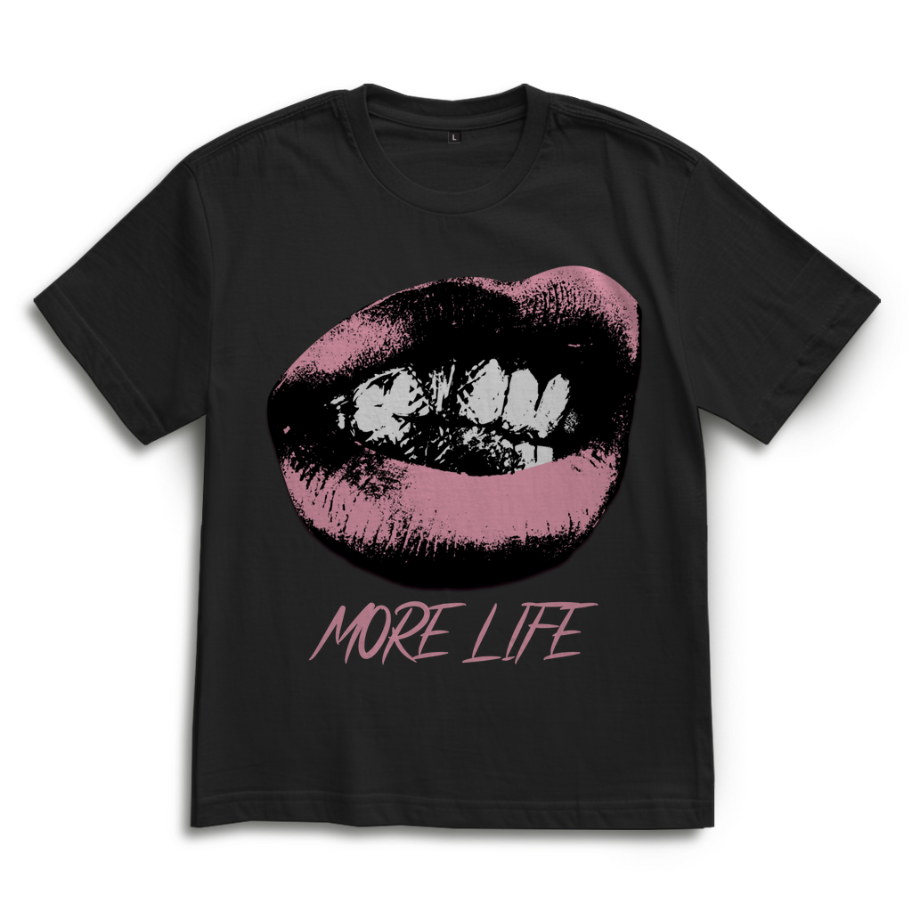 Oversize T-Shirt MORE LIFE LIPS TEE