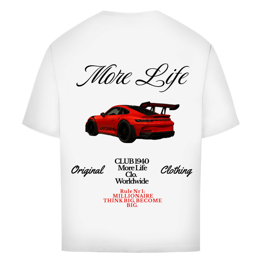 Oversize T-Shirt MORE LIFE GT3RS TEE