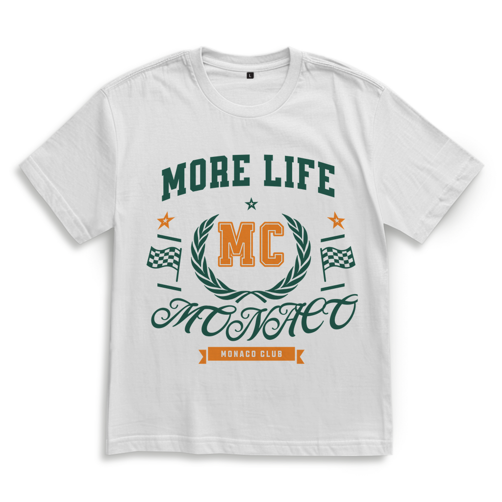 Oversize T-Shirt MORE LIFE MONACO TEE