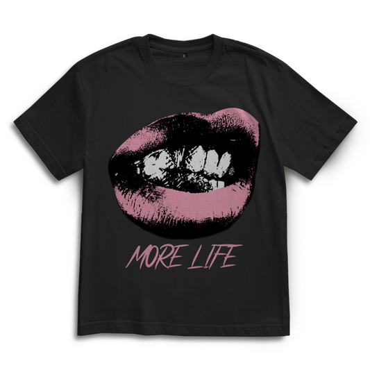 Oversize T-Shirt MORE LIFE LIPS TEE