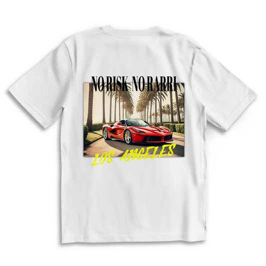 Oversize T-Shirt MORE LIFE NO RISK NO RARRI TEE